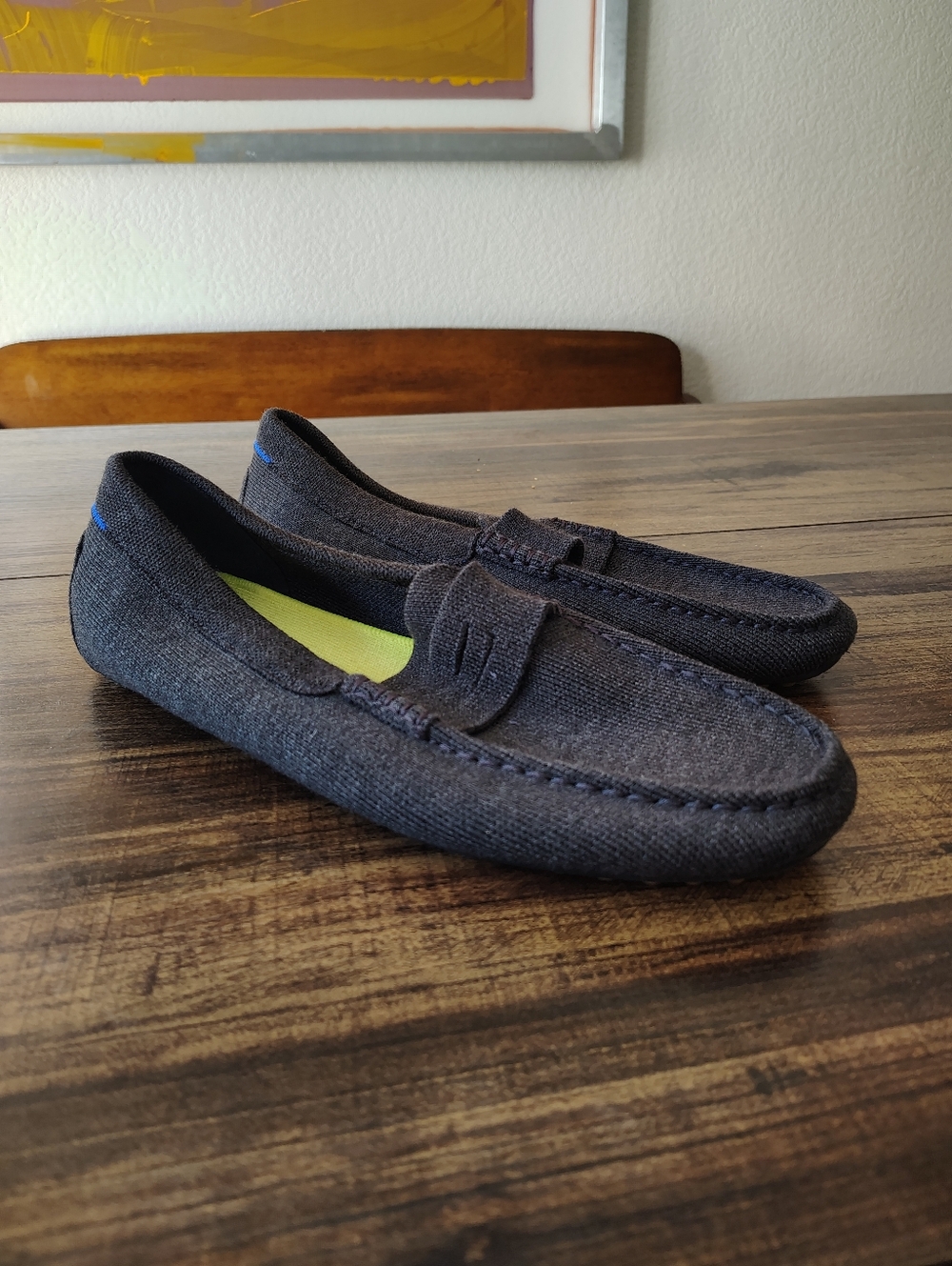 Rothy's Men's The Driving Loafer Grey 11.5